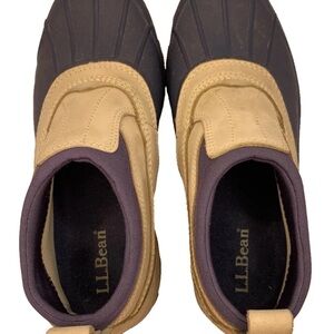 LL BEAN Women's Storm Chaser Slip-On Waterproof Duck Bean Boots Size 9.5 Medium